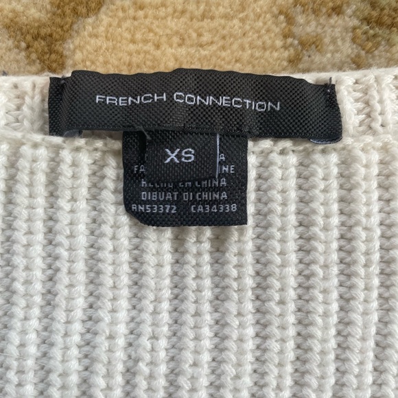 French Connection 100% Cotton Boxy Sweater - Picture 2 of 3